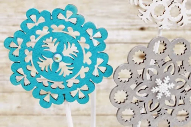 diy elsa snowflake party