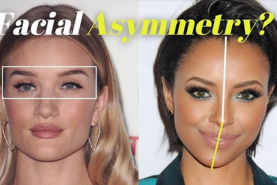 asymmetric celeb faces